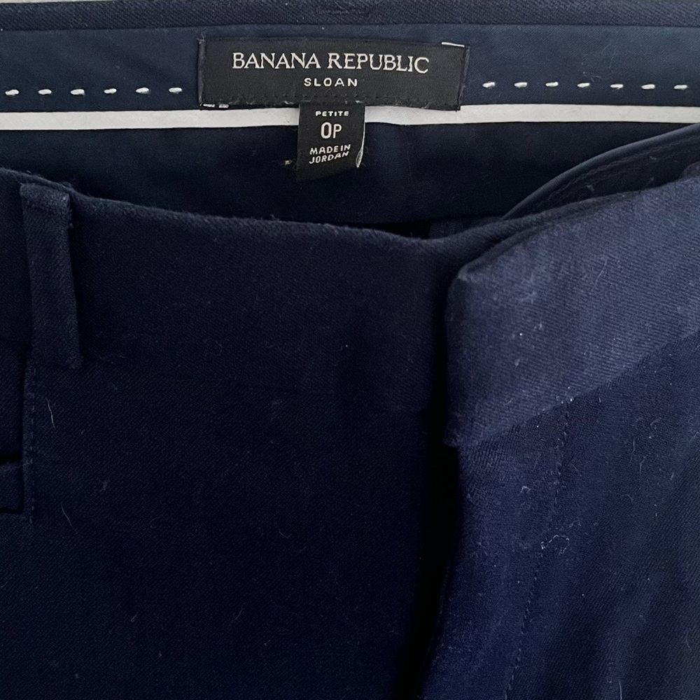 Banana Republic Sloan Navy Pants, 0P - Picture 4 of 4